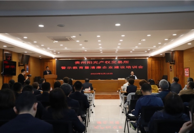 切實依法履職  遠離職務犯罪——貴州陽光產(chǎn)權(quán)交易所開展職務犯罪警示教育培訓